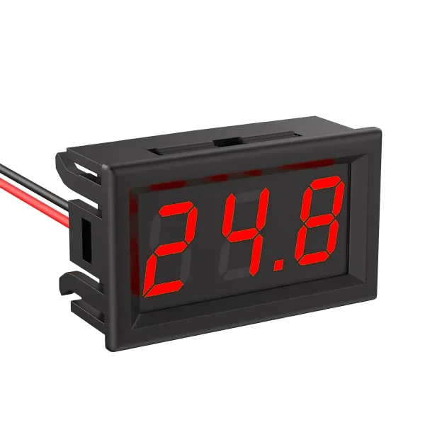 ولت متر پنلی 5V تا 120V قرمز DC