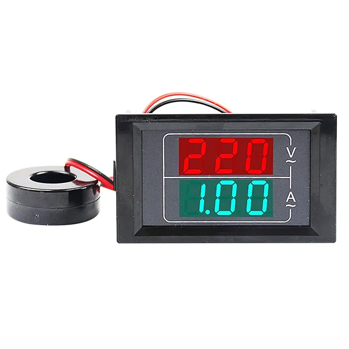 A000444-DIGITAL-VOLTMETER-AMMETER-AC-PANEL-60-500V-AC-99A--BROSK-IR ولت متر آمپر متر AC پنلی 60 تا 500 ولت و 0 تا 99 آمپر