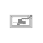 تگ NFC پشت برچسب دار (لیبل) فرکانس 13.56