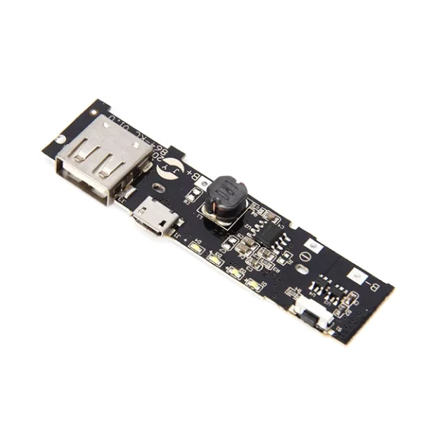 ماژول پاور بانک T6864-C V2.0 یک خروجی USB (برد مشکی)