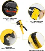 سیم لخت کن کلاغی 7 اینج TNI-U TU-1A