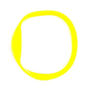 تگ دستبند RFID سیلیکونی فرکانس 125KHz رنگ زرد