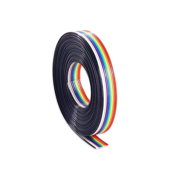 کابل فلت رنگی 10 رشته AWG28