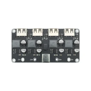 ماژول فست شارژر 24 وات Qc3.0 دارای 4 خروجی USB مدل MH-KC24-4