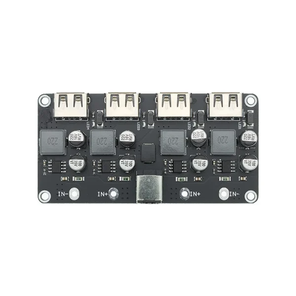 ماژول فست شارژر 24 وات Qc3.0 دارای 4 خروجی USB مدل MH-KC24-4