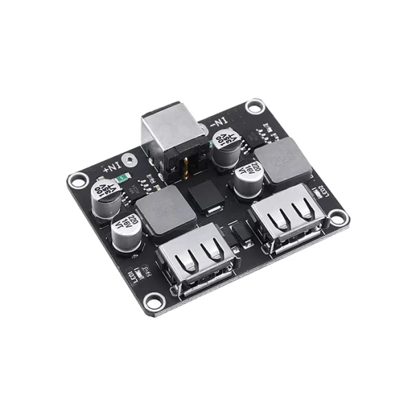 ماژول فست شارژر 18 وات Qc3.0 دارای 2 خروجی USB مدل MH-KC24-2