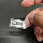 تگ NFC پشت برچسب دار (لیبل) مستطیلی فرکانس 13.56 نسخه مینیاتوری 30x15mm