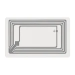 تگ NFC پشت برچسب دار (لیبل) مستطیلی فرکانس 13.56 نسخه بزرگ 50x80mm