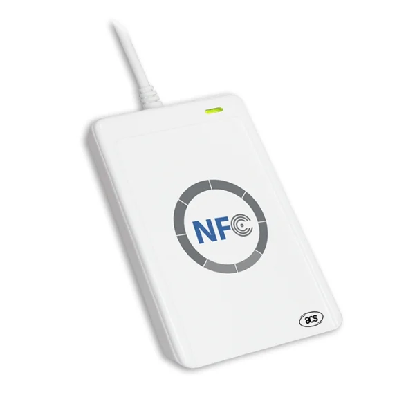 دستگاه کارتخوان RFID و NFC فرکانس 13.56 با قابلیت خواندن و نوشتن مدل ACR122U
