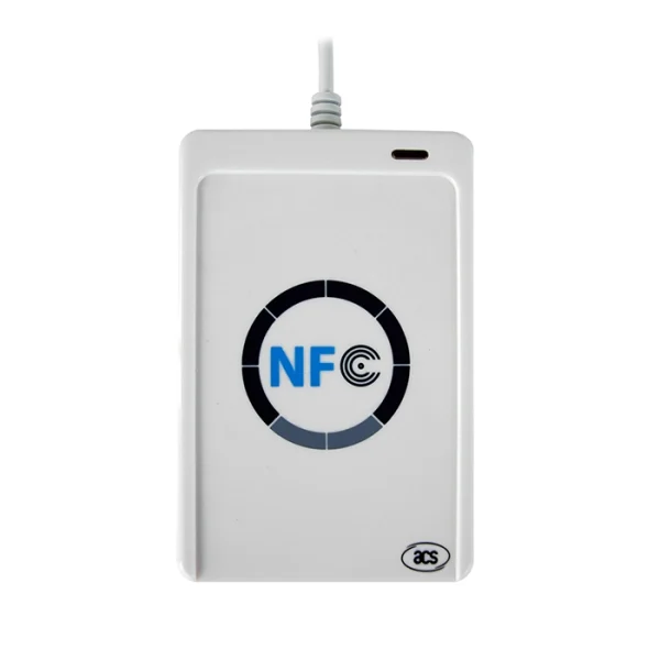 دستگاه کارتخوان RFID و NFC فرکانس 13.56 با قابلیت خواندن و نوشتن مدل ACR122U