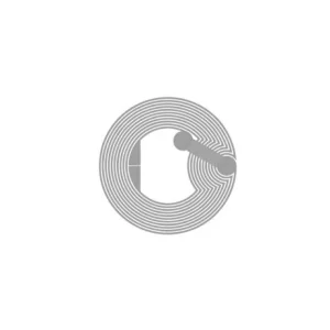 تگ NFC NTAG216 پشت برچسب دار (لیبل) گرد سکه‌ای 13.56 قطر 25mm (حافظه 1K Byte)
