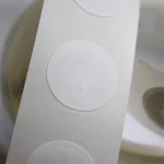 تگ NFC لیبل کاغذی برچسبی گرد سکه‌ای فرکانس 13.56 قطر 25mm رنگ سفید